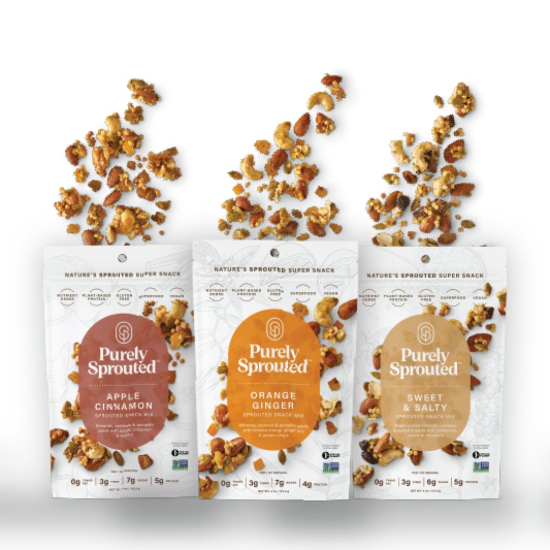 Lightly Sweet Sprouted Snack Mixes