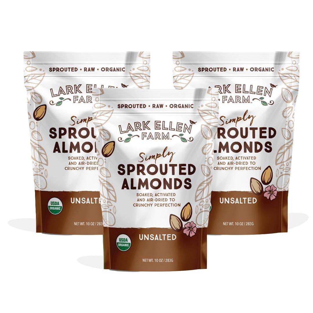 sprouted almonds