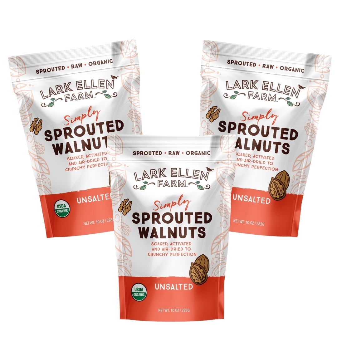 unsalted organic sprouted walnuts