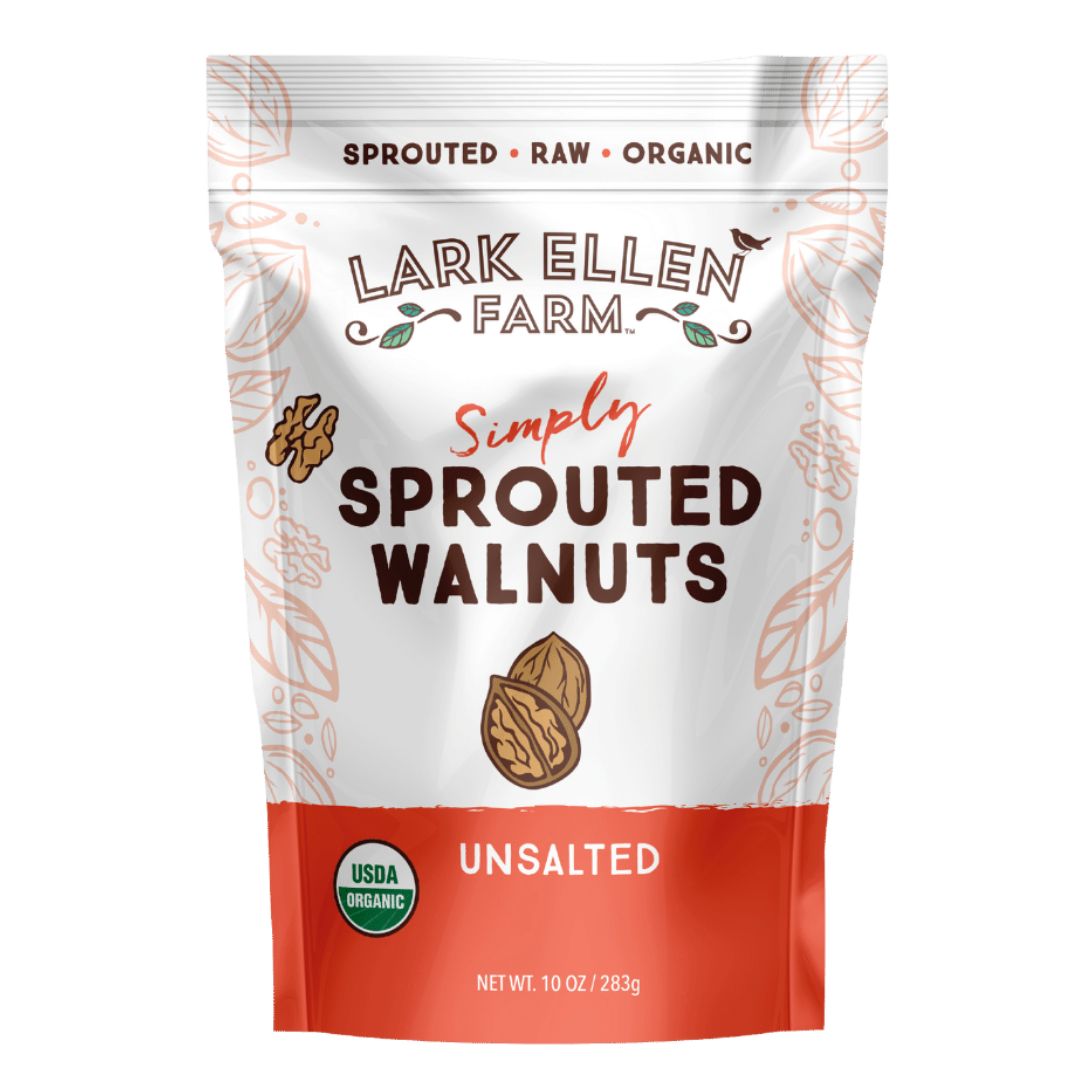 unsalted organic sprouted walnuts